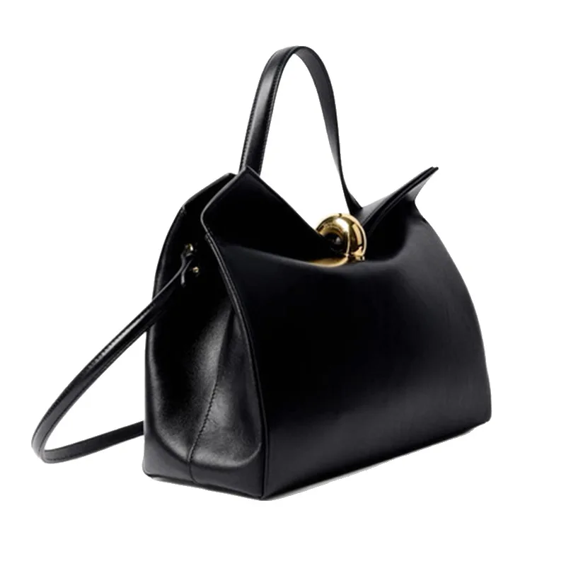 2026 New Fashion Handbag Women's Crossbody Bag Metal Buckle Leisure Commuting Single Shoulder Bag Small Batch Design
