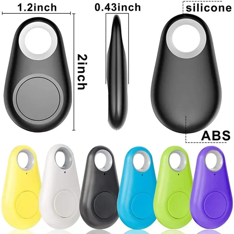 Rastreador GPS Mini moda inteligente mascotas Anti pérdida alarma inalámbrica bolsa para niños buscador de llaves recordatorio Selfie Control de obturador