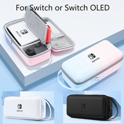 Switch OLED Handheld Storage Bag Portable PU Carrying Case Protective Travel Pouch for Nintendo Switch Console Game Accessories