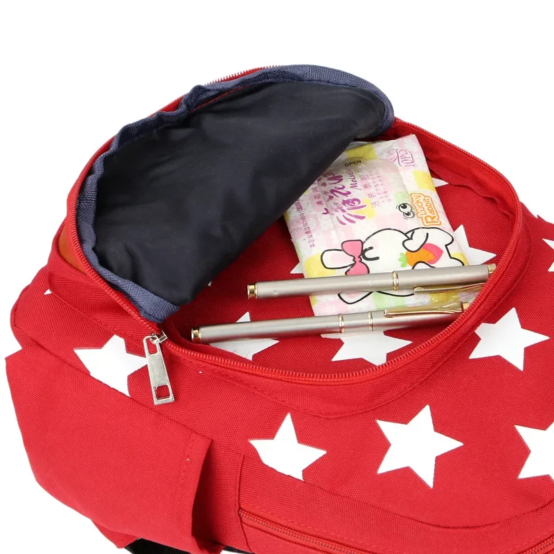 Mochila escolar para niños y niñas, mochila impermeable con doble cremallera, dibujos animados de Anime, 2-3-5 años