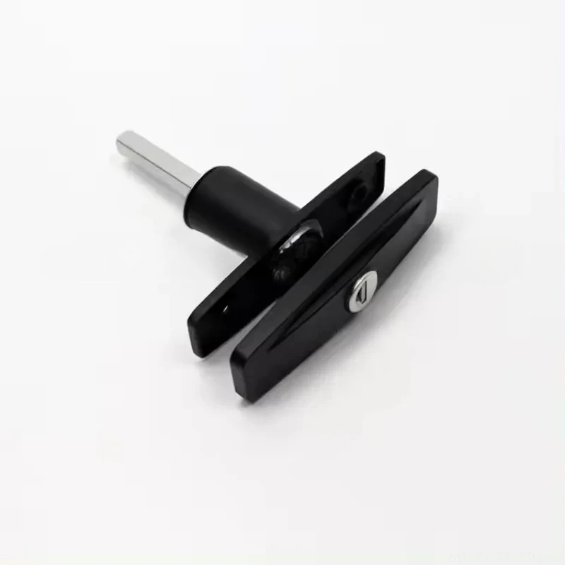 Clockwise Pop Up T Handle Lock Black With Gasket Non-threaded Locking T-Handle For Tonneau Cover Truck Bed Covers