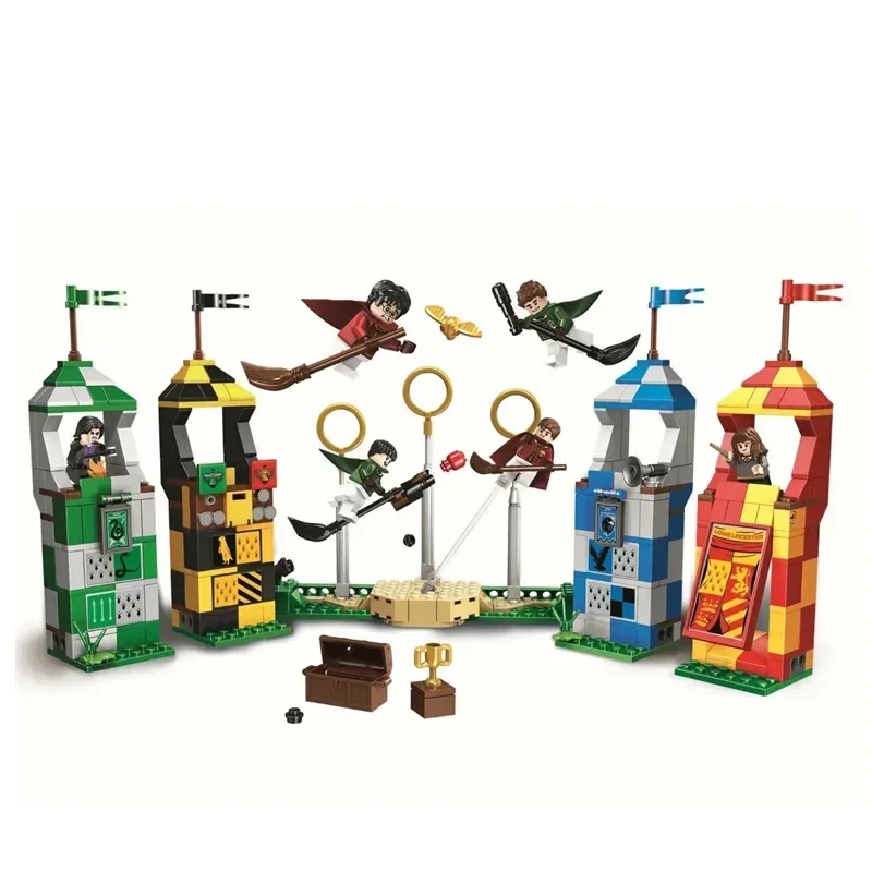 New Movie Quidditch Match Building Blocks Bricks Toys For Children Christmas Gifts Compatible With 75956