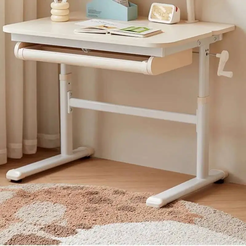 Small Apartment, Desk, Children's Study Elementary School Students' Home Writing Desk, Lifting Table and Chair Set, New Model