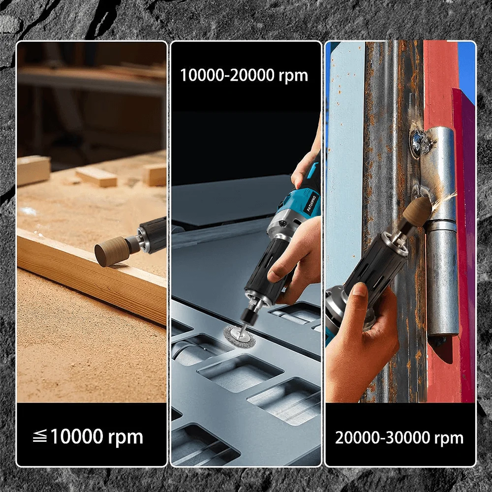Imagem -05 - Elétrica Cordless Die Grinder Brushless Engraving Tool Ajuste de Velocidade Variável Makita 18v Bateria sem Bateria mm
