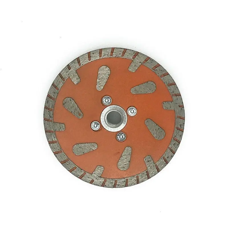 [Water Drop Protect Segments] 5pc 4.6'' 5'' 7'' Hot Press Turbo Rim Diamond saw blade with M14 Flange 115 125 180mm Cutting disc