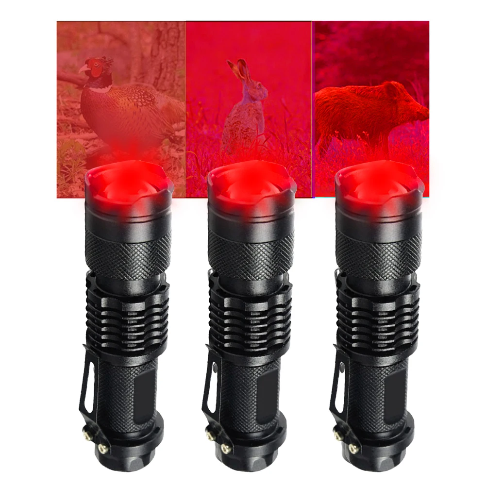 850nm Infrared LED Zoomable Flashlight for Night Vision