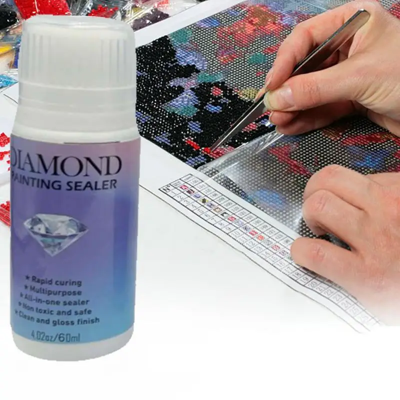 Diamond Art Sealer 5D Diamond Art Painting Glue Permanent Hold Conserver Puzzle Glue Diamond Puzzle Accessories and Tools