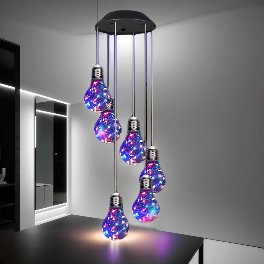 30LED Wire Hanging Solar Lights Waterproof Solar Windbell Light Christmas Decor for Outdoor Garden Balcony Bedroom Yard