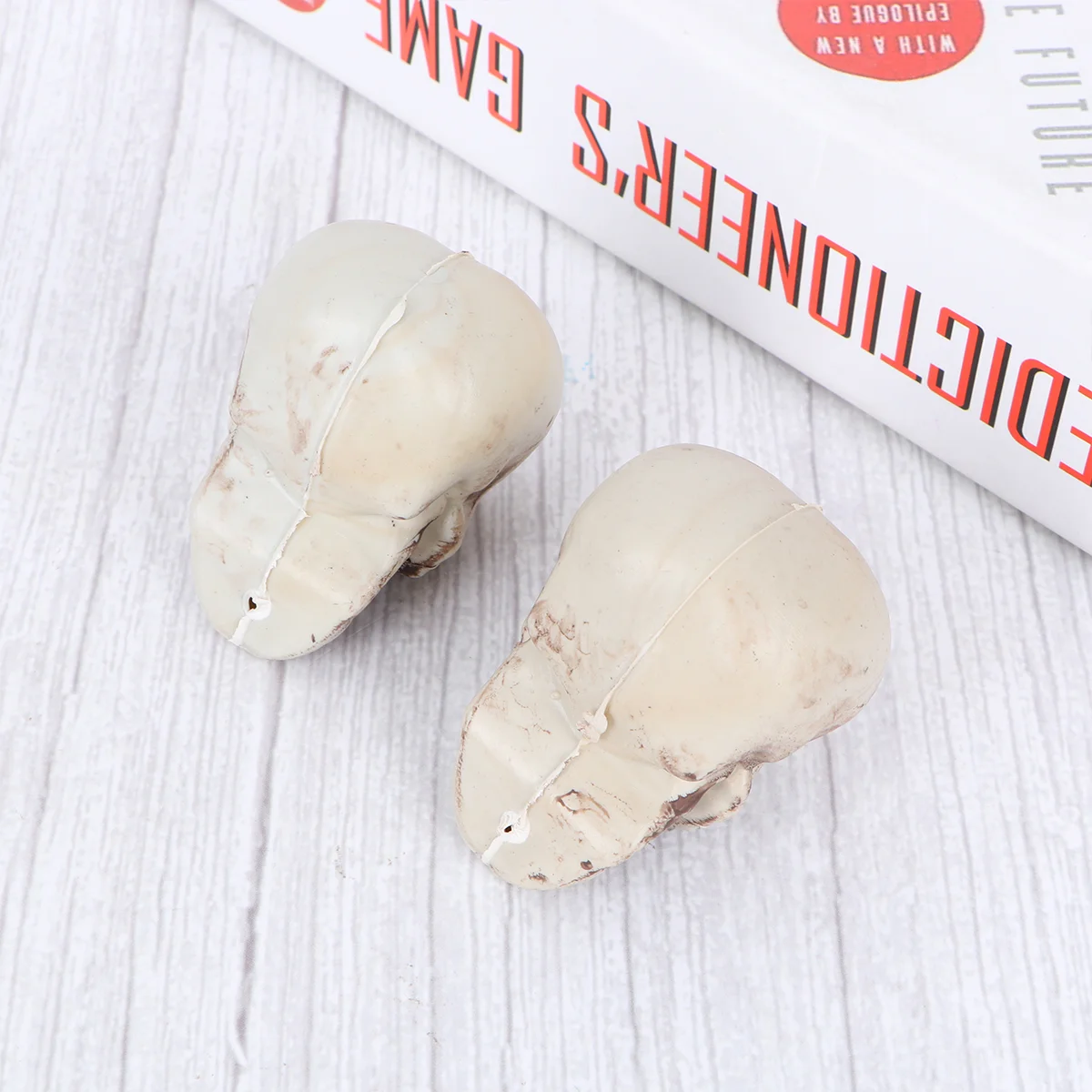 6 Pcs Halloween Window Decor Props Gadgets Party Decorations Skull Ornament