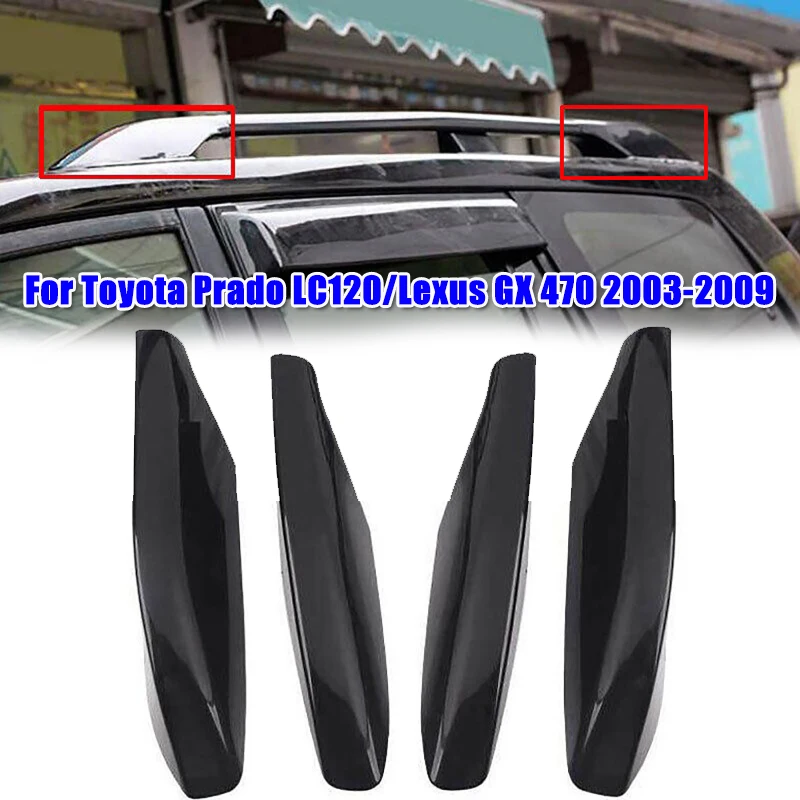 4Pcs Black Roof Rac… - image