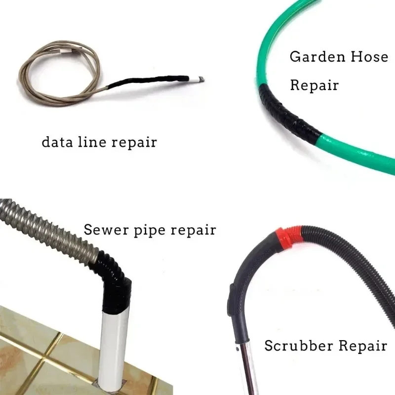 لاصق ذاتي اللصق مقاوم للماء لإصلاح الختم، شريط لاصق مانع للتسرب للحمام والمطبخ والدش وشريط أنابيب المياه #3