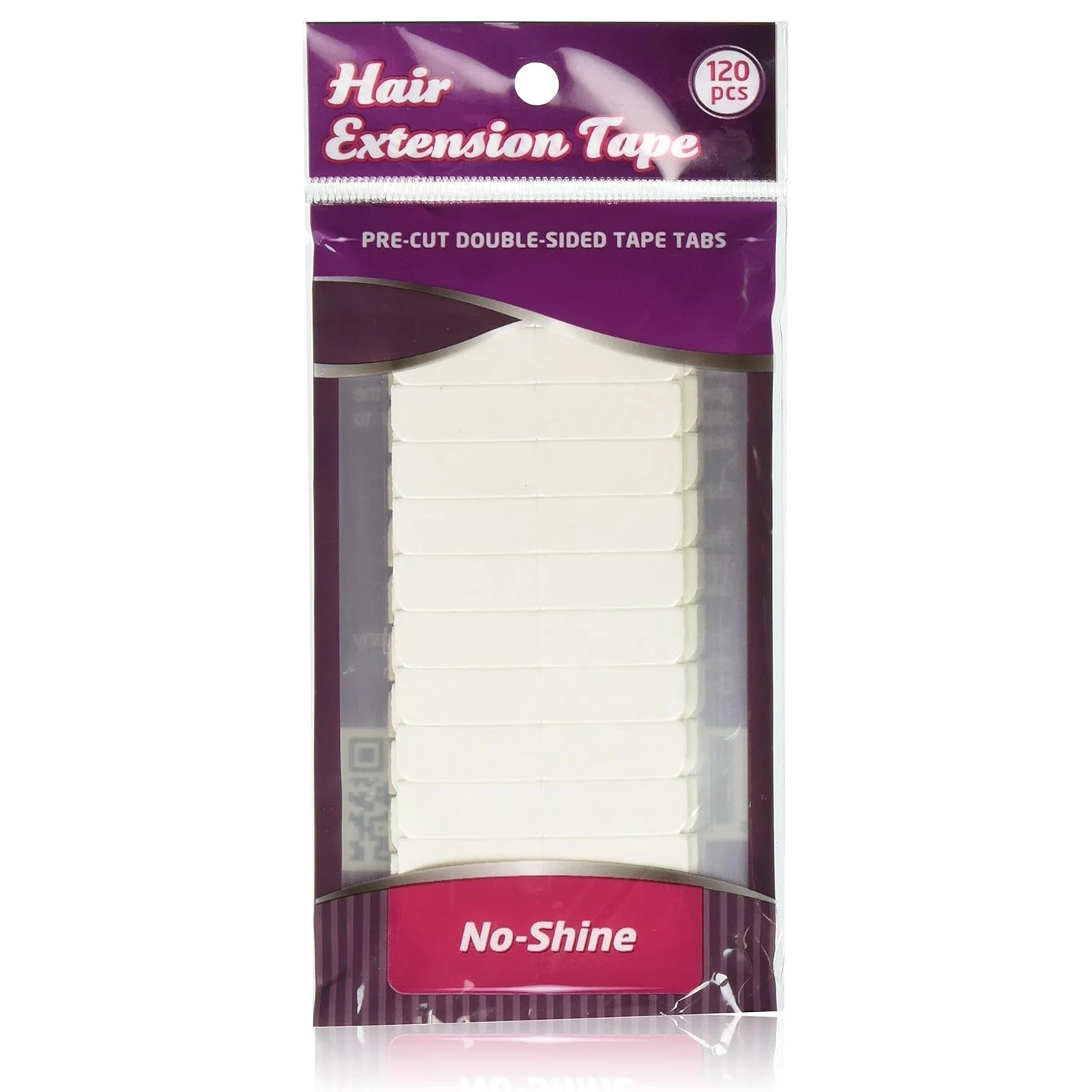 120 tabs/lots 10 sheets 0.8cm*4cm No shine white adhesive tape waterproof tape for tape hair extension