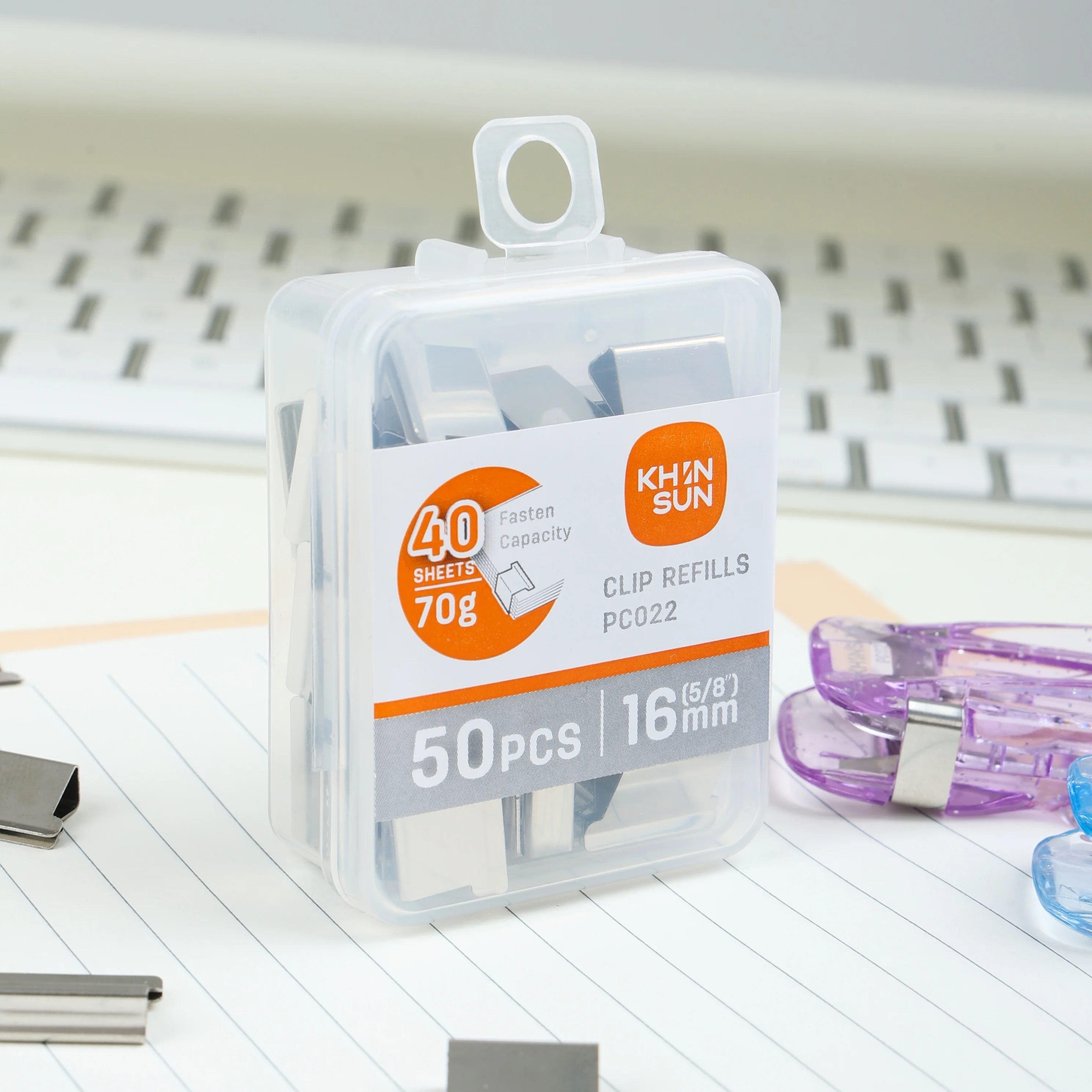 Creative Office Paper Clip Clipper Easy Use Document File Binder Binding Tool Stapler Stapling Machine Statinery