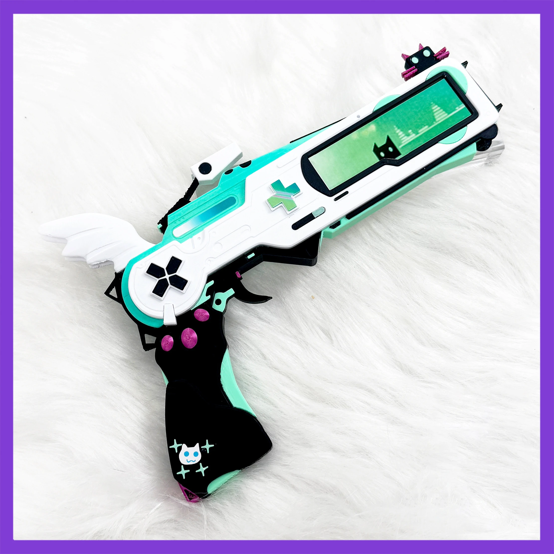 Rekwizyt do cosplayu Wuthering Waves Lynae, rekwizyt do ręki WuWa Lynae Spectrum Blaster, PVC, na Halloween, dla dorosłych kobiet i mężczyzn, do odgrywania ról