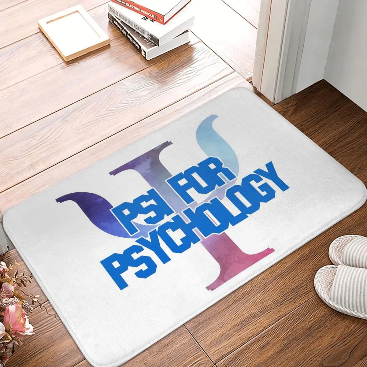 Psi For Psychology Anti-slip Doormat Floor Mat Absorbent Mat Carpet Rug for Kitchen Entrance Home Balcony Footpad Mats