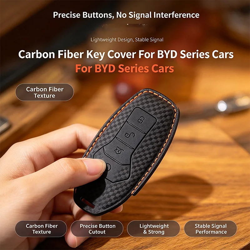 For BYD Qin Plus Han EV Tang DM-i Song MAX Yuan Pro Dolphin e2 Seal e9 Destroyer Car Key Case Cover Key Fob Shell Buckle