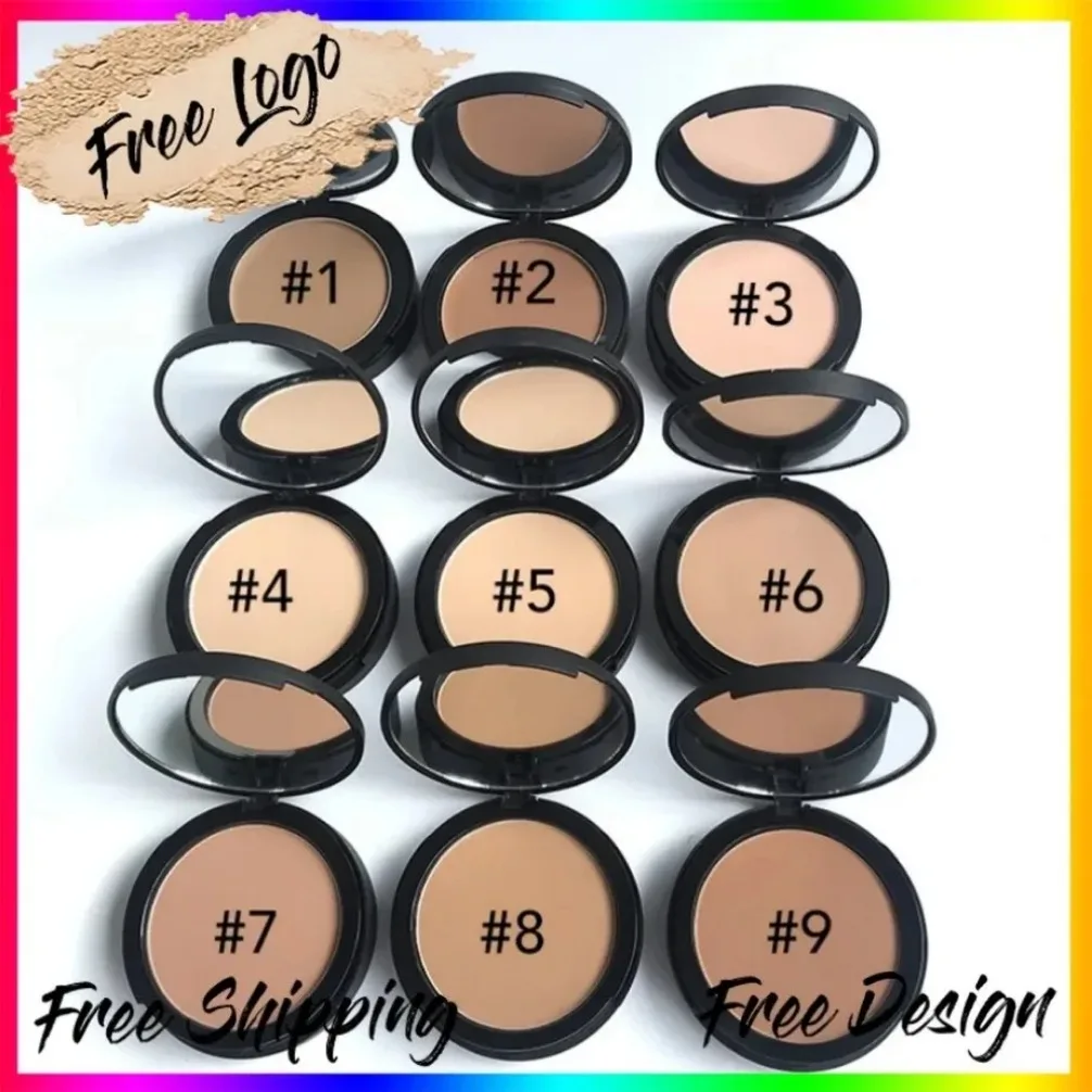 Private Label Vegan 18-kleuren Langdurige oliecontrole Matte poederpalet Make-up Aangepast logo Groothandel Geen vlekken Concealer