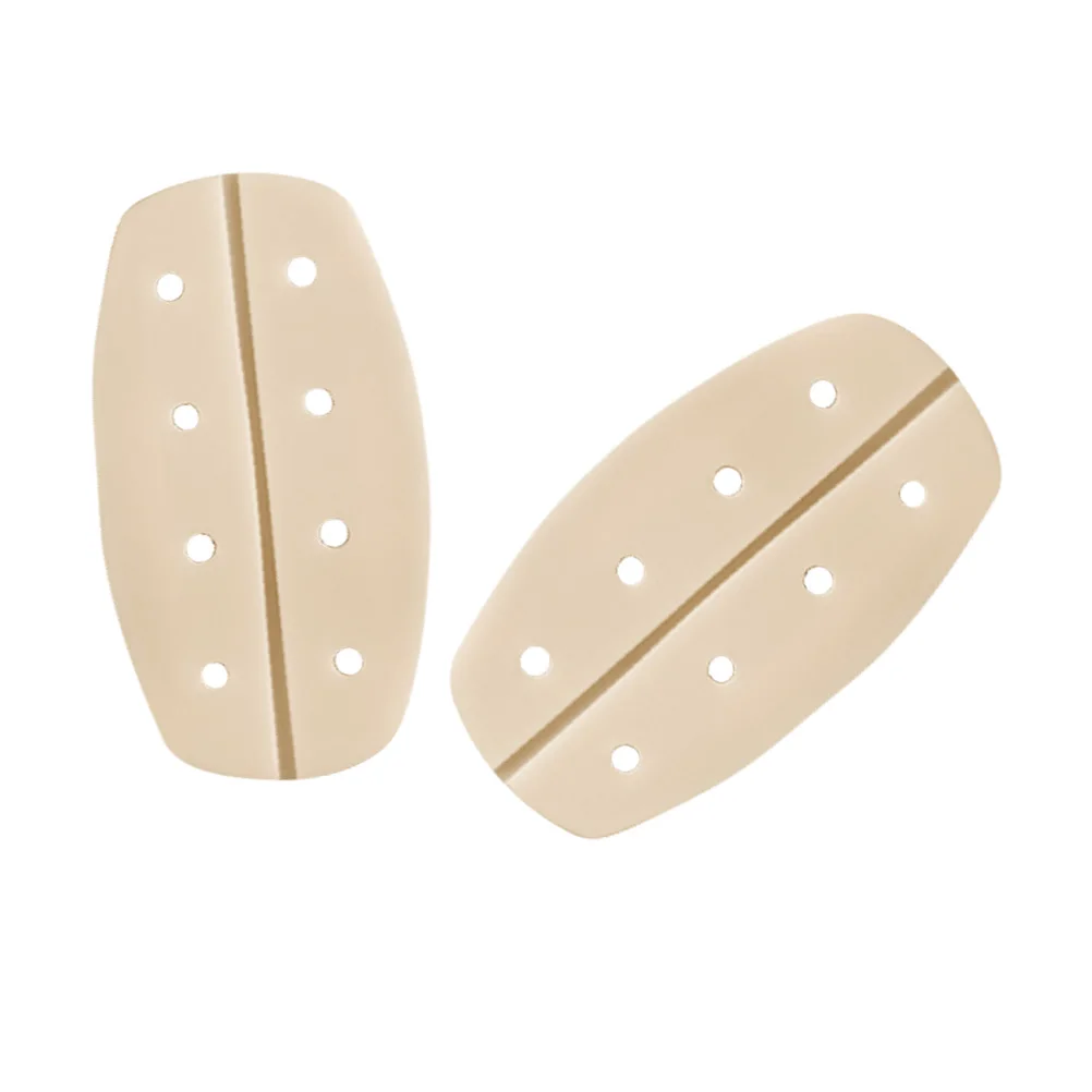 

6PCS Anti-slip Shoulder Pads Women Beige Soft Lightweight Broaden Shoulder Rounded Smooth Everyday Wear Social Dancing Stretchy