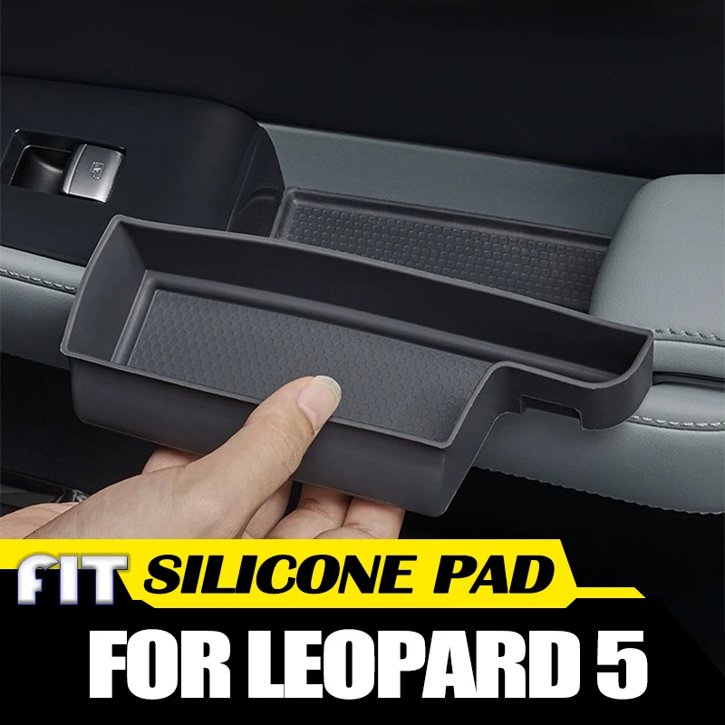 

Auto Door Handle Storage Silicone Pad Fit for BYD Equation Leopard 5 2023 2024 Storage Protection Door Slot Pad Car Accessories