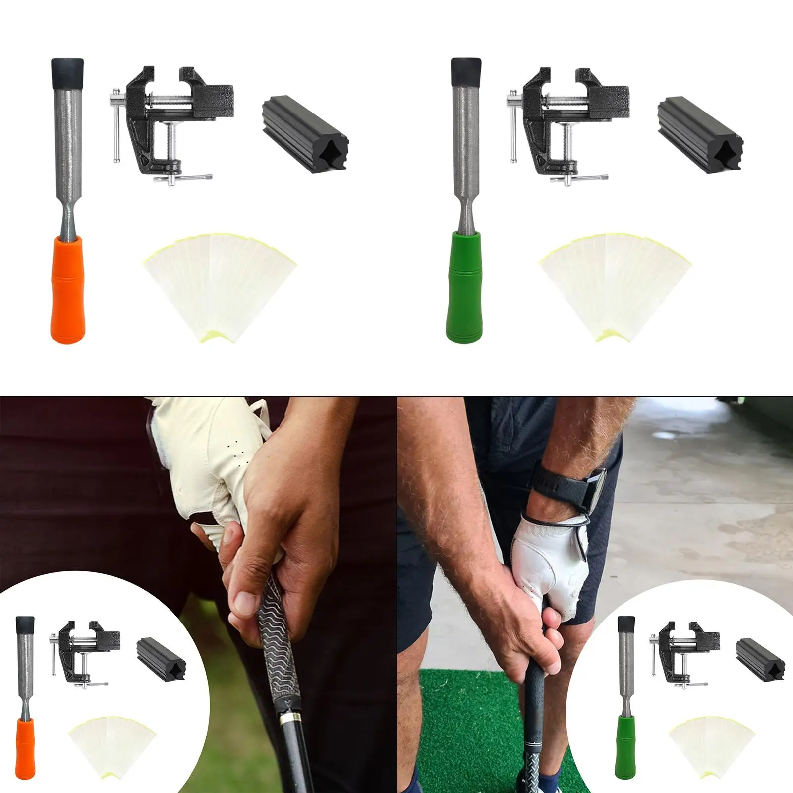 

Golf Club Grip Vise Clamp Kit Professional Universal Accessories Easy to Use Gifts Bench Vise Golf Club Calibration Tool
