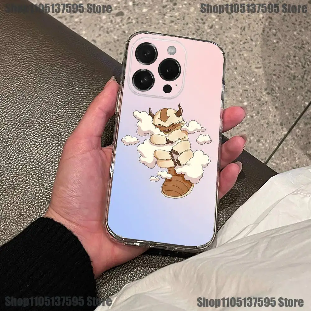 アバター アッパ イップイップ iPhoneケース iPhone 17,16,15,14,13,12,11 Pro,Max,Plus,X,XS,XR,SE4,E Mini対応 透明 ソフトカバー