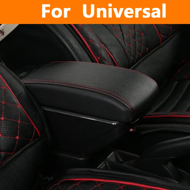 

For Universal Car Armrest box Universal Model Armrest Car Accessories Storage Box Retrofit parts Increase Relieve Fatigue