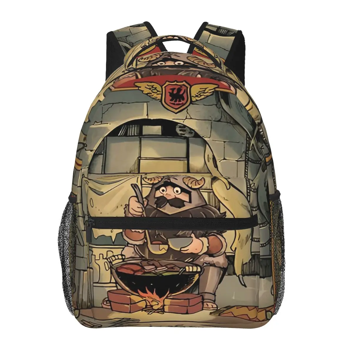 Dungeon Meshi Delicious In Dungeon Senshi Cooking Backpacks Boys Girls Bookbag Children School Bags Laptop Rucksack Shoulder Bag