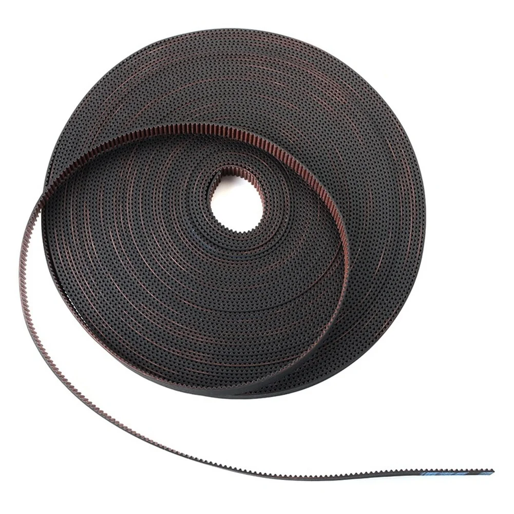 Open Loop 2m or 5m Timing Belt 9mm Width 2mm Pitch Rubber Fiberglass Reinforced for 3D Printer Mechanical Transmission Use