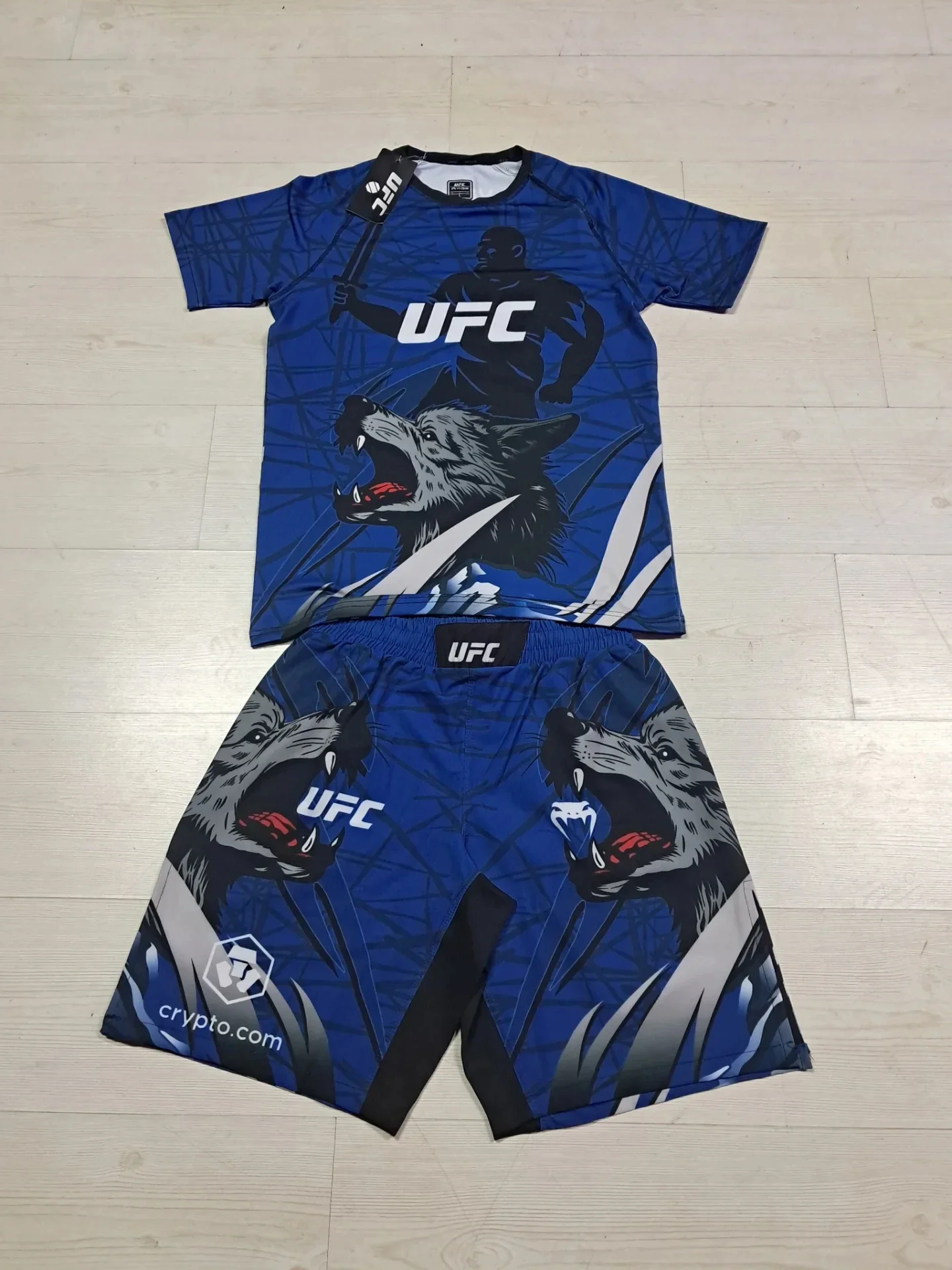 Ufc khamzat chimaev mma conjunto de jogo de boxe das mulheres dos homens treinamento de fitness esporte solto respirável secagem rápida engrenagem de treino