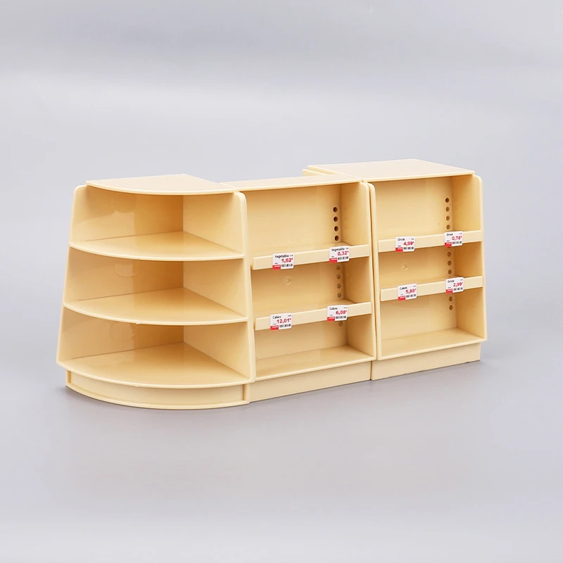 Dollhouse Miniature Supermarket Empty Shelf Mini Display Stand Storage Rack Model Toy Decor