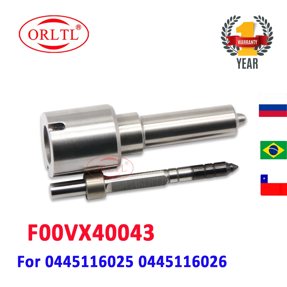 ORLTL F00VX40043 Diesel Injector Nozzle 0 445 116 025 0445116025 0445116026 Fuel Nozzle 0 445116 026 For Bosch Piezo