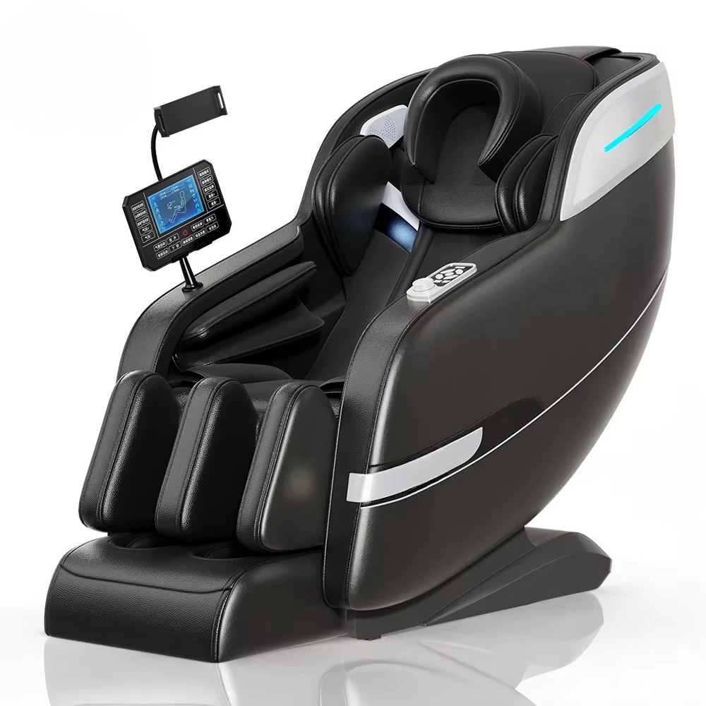 2026  Fixed Point Model 8D Massage Chair Zero Gravity  Electric Shiatsu Heat Air Pressure Foot Roller Portable Folding