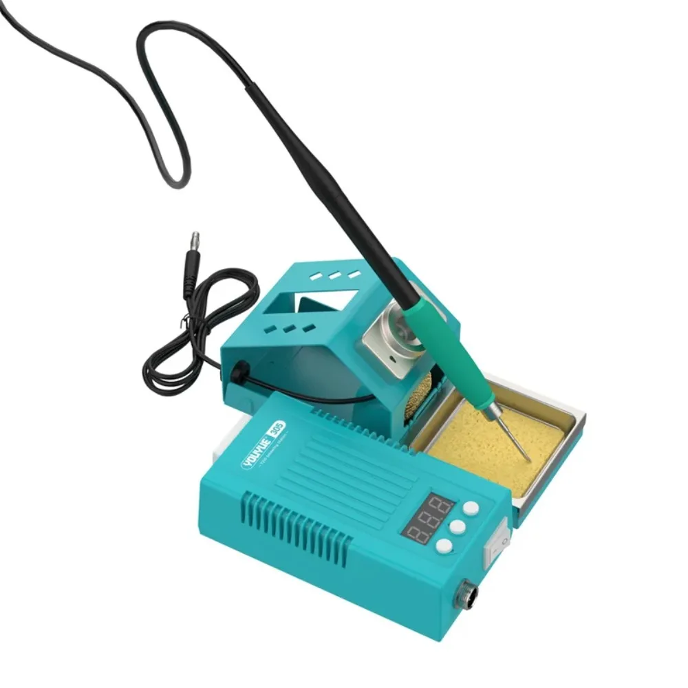 UYUE Portable 305-T210 LED Soldering Station Compatible 210 Soldering Iron Tips T210 Handle Electronic Welding Rework Station