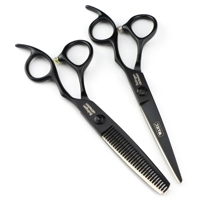 6.0 Hairdressing Scissors Hair Cutting Thinning Shears Set For Home Human & Dog Cat Pets Gromming Japanese Stainless 1001#