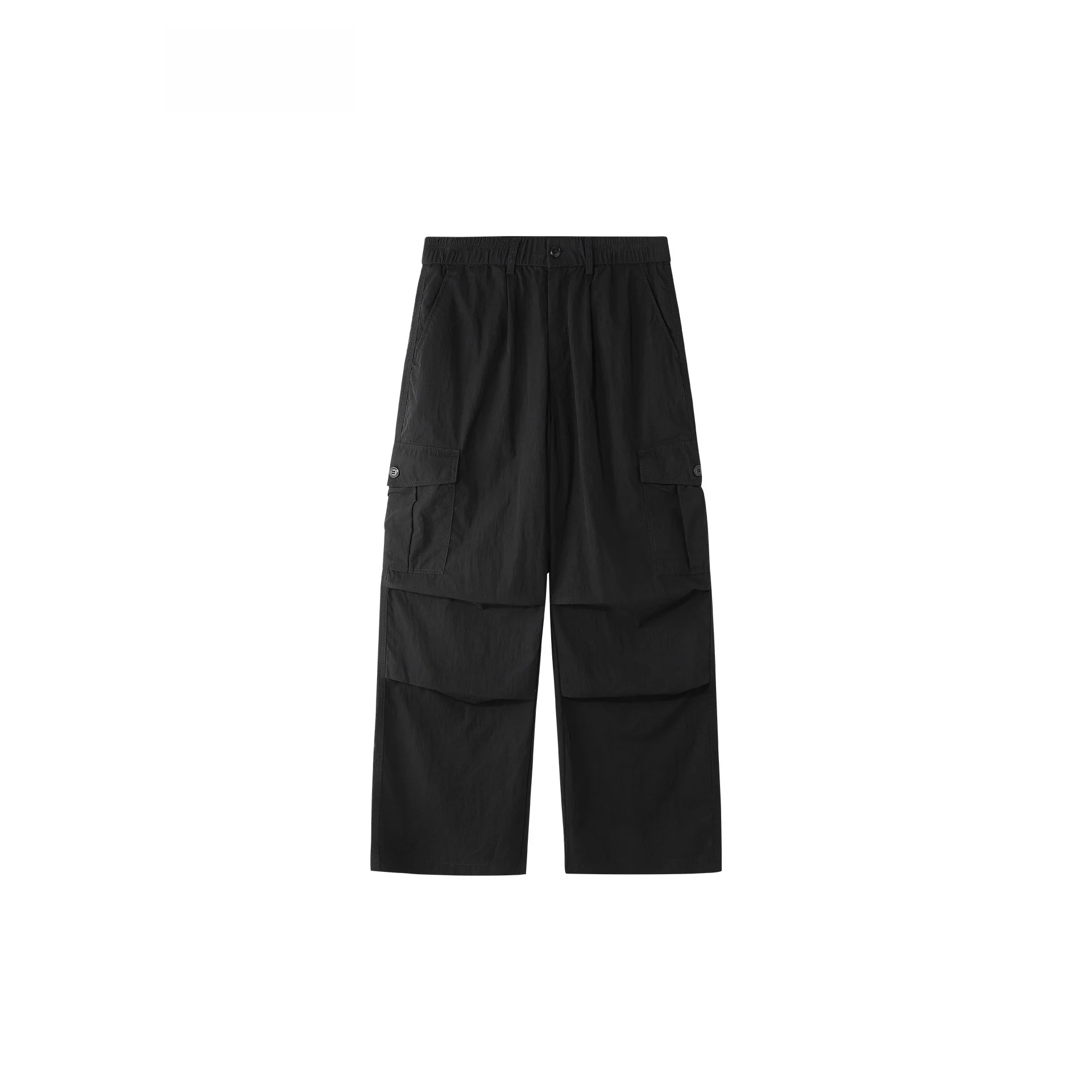Trendy Outdoor Workwear Cargo Pants Multiple Pockets Casual Wide Leg Men's Women's Loose Straight Long Trousers
