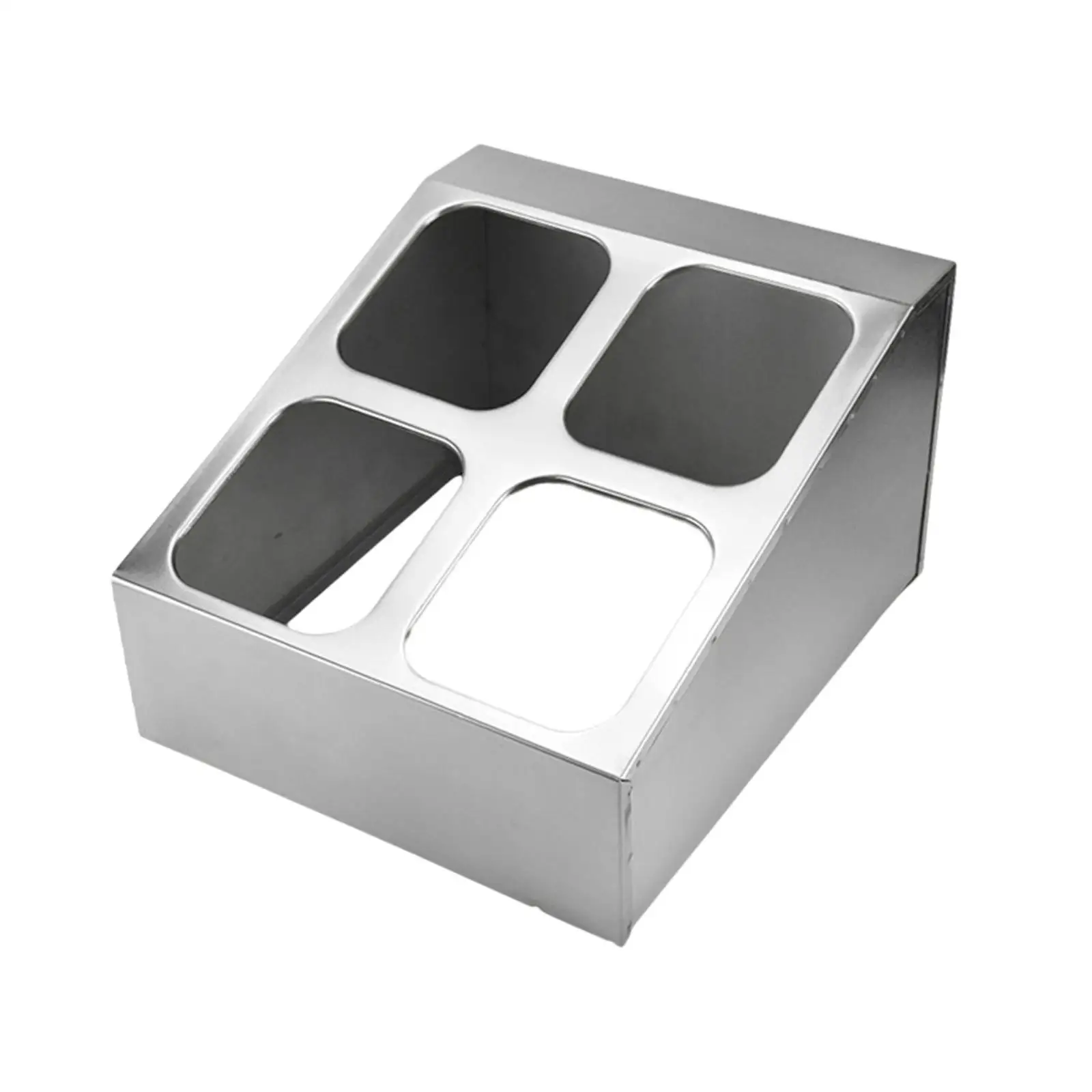 Commercial Jams Box Condiment Prep Station Stainless Steel Food Storage