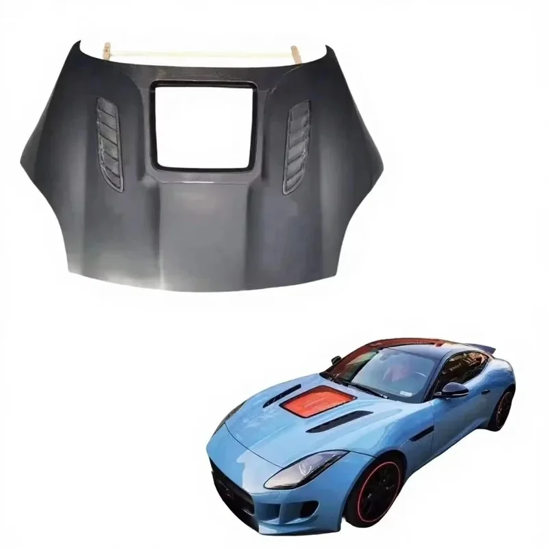 Hot-Selling Suitle - F-Type Modifiions With High Quality Carbon Fiber Transparent Hood