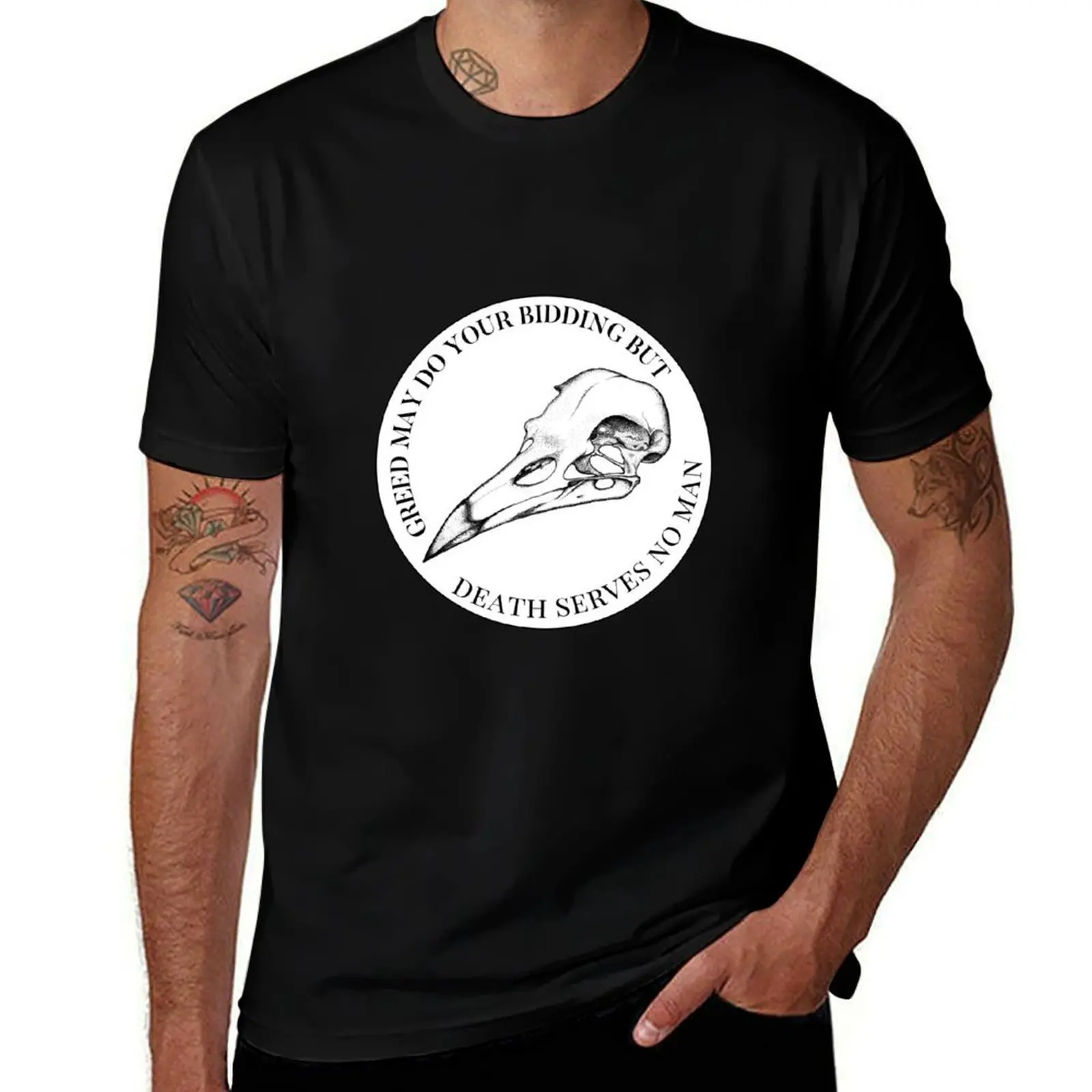 Death Serves No Man T-Shirt t shirts with prints T-Shirt