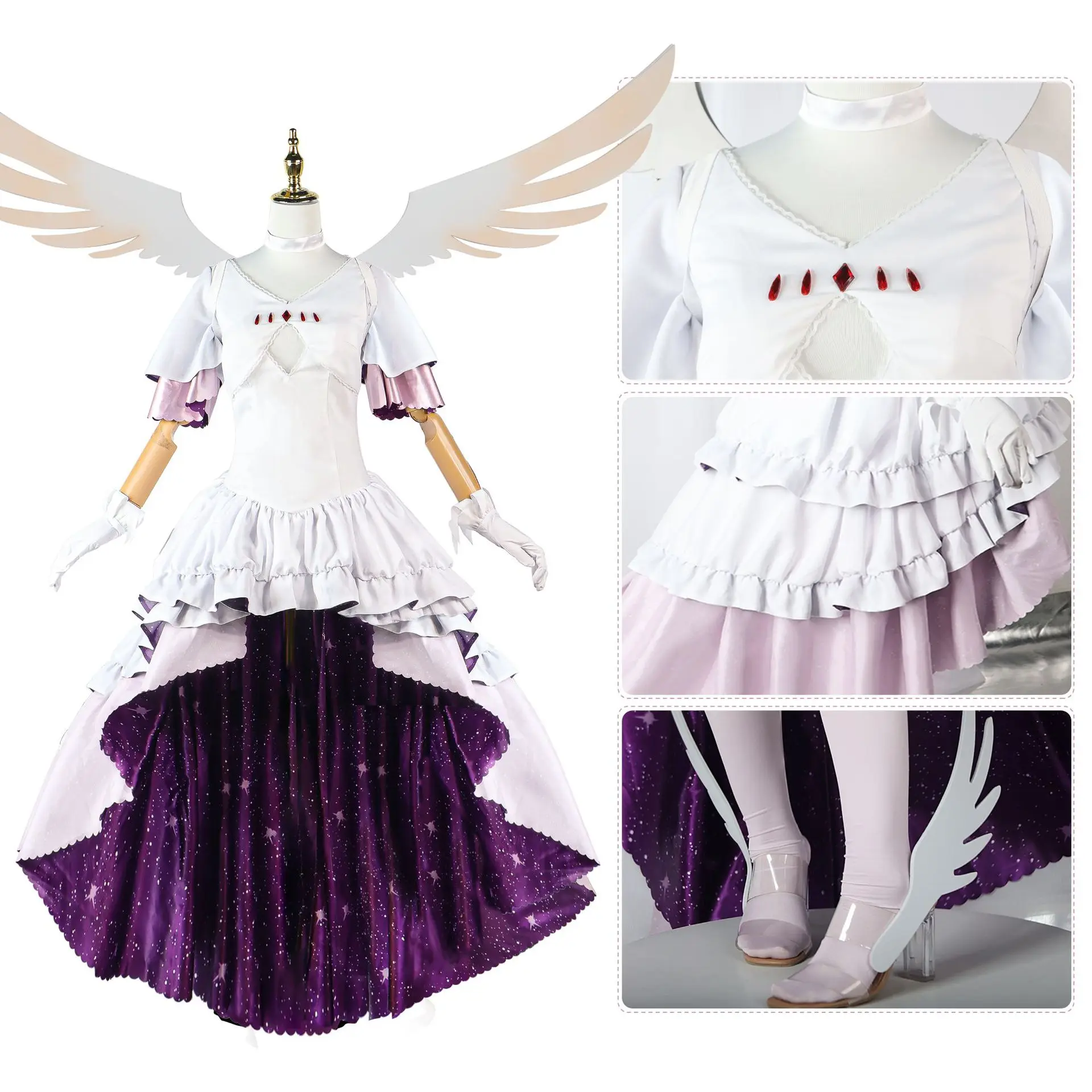 Puella Magi Madoka Magica Costume Cosplay Madoka Kaname Anime Cosplay dea Disfraz Mujer adulte abbigliamento per feste di Halloween