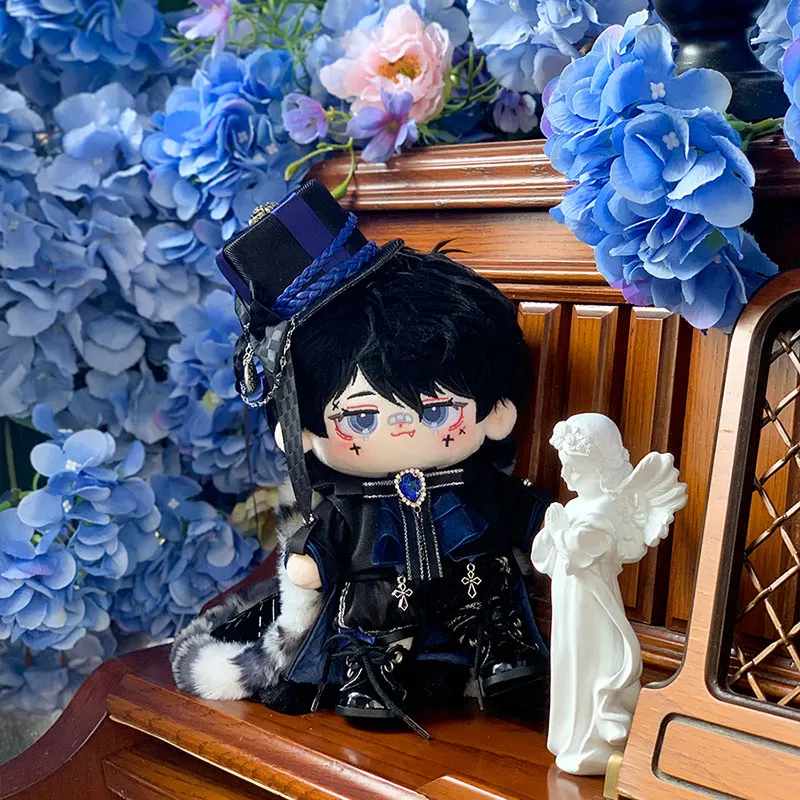 20cm Plush Toy Doll Clothes Gemstone Gentleman Costume Elegant Dress Top Hat Eunuch Set Men\'s And Women\'s Birthday Gifts