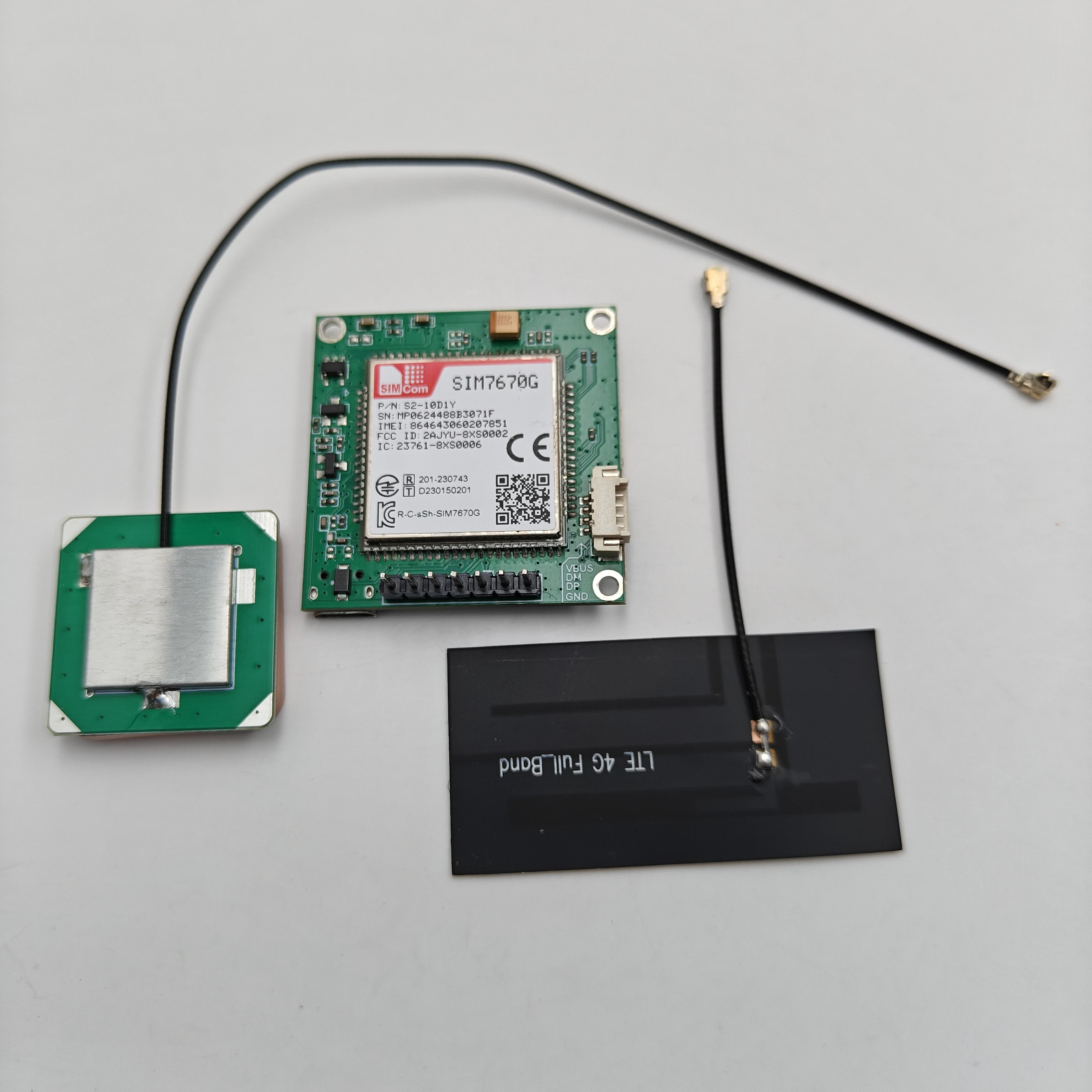 SIMcom Core Board SIM7670G Development Board LTE CAT1+4G+Qualcomm Chip With GPS antenna