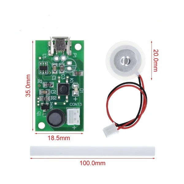 Boyi Technolo Humidifier USB spray misting chip incubation experimenter module material integrated circuit driver circuit boards