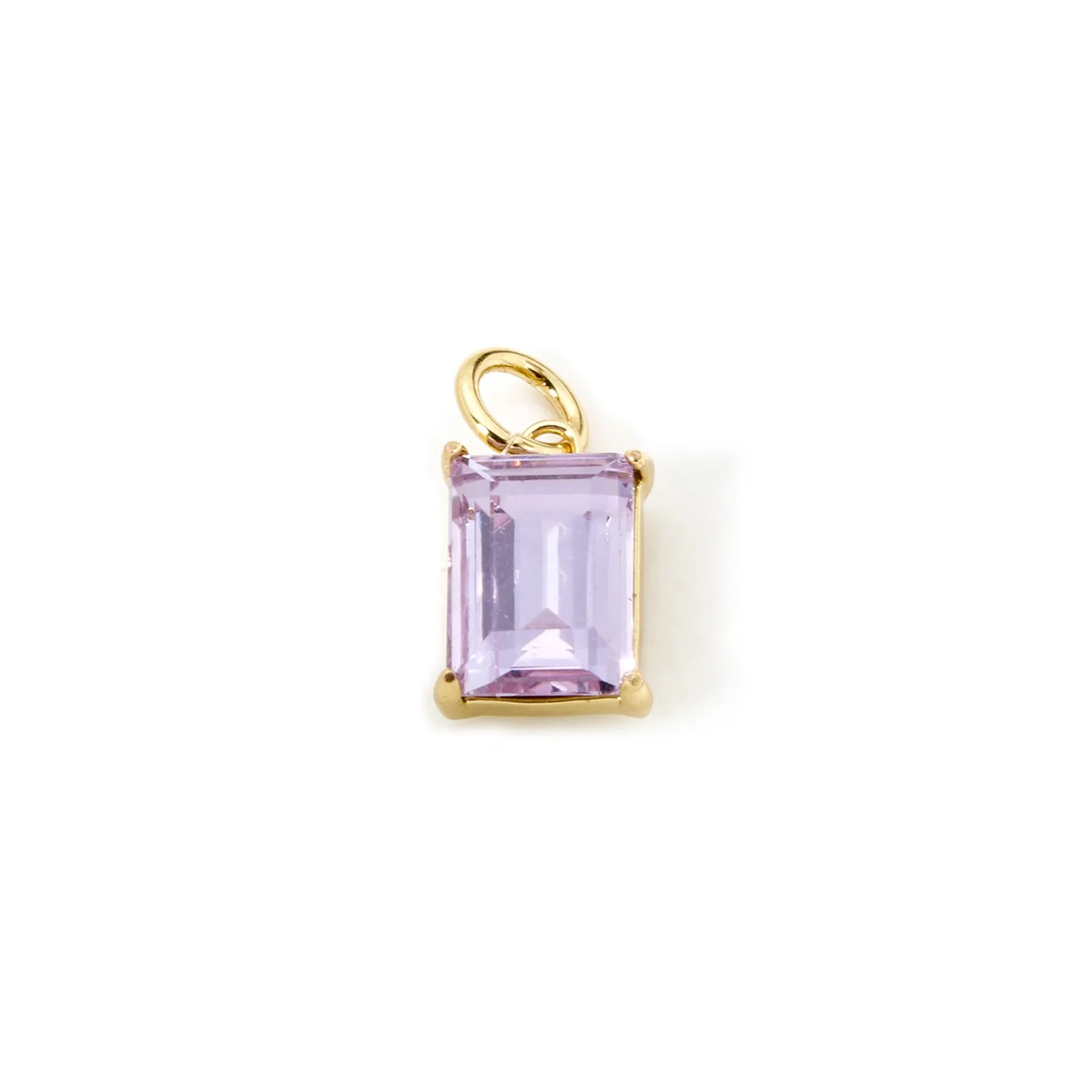 2 stücke Messing Charms Gold Farbe Geometrische Quadrat Herz Rechteck Mit Glas Cabochons Anhänger DIY Frauen Halskette Ohrringe Schmuck – Detail 7