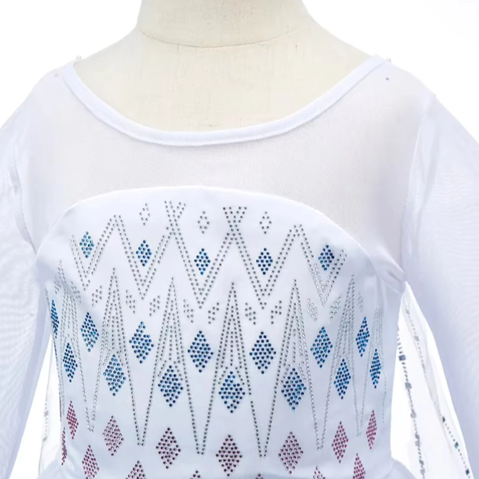 เด็กเจ้าหญิง Elsa เครื่องแต่งกายหญิง Queen 2แอนนาเอลซ่า Carnival Cosplay ชุดเด็ก Snow Queen ชุดเด็กพรรคประกวดชุด