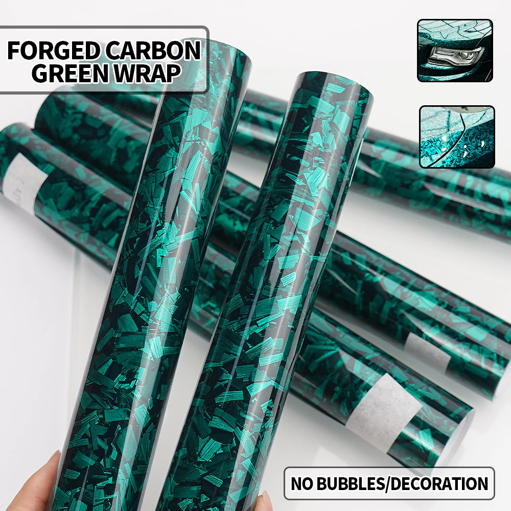 PET Carbon Faser Aufkleber Vinyl Papier für Auto Aufkleber Film Verpackung Geschmiedet Carbon Wrap Auto Körper Filme Zubehör Klebe Aufkleber