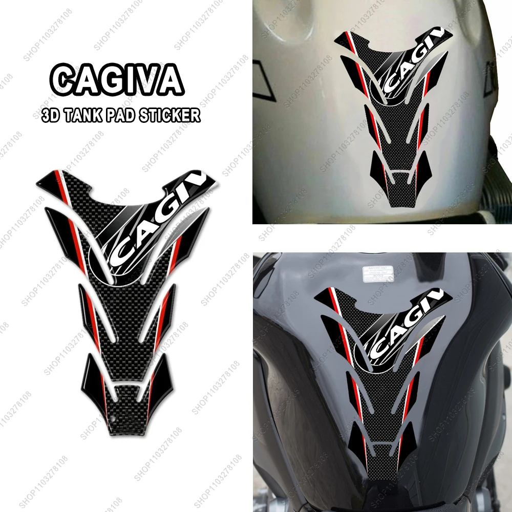 

For Cagiva Motorcycle tank pad kit Protection Sticker Fuel Oil 3D gel Resin Stickers kit