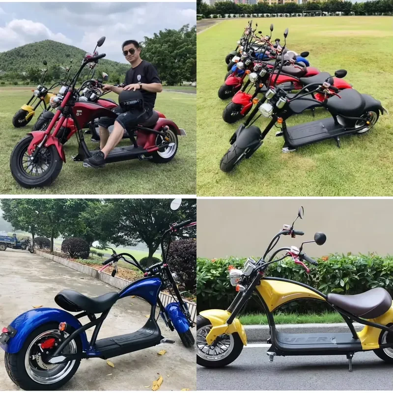 STROVAN CE/EEC/COC Certificate 60V 20AH Lithium Battery 2000W Motor Electric Scooter Adult Citycoco Large Electric Motorcycle