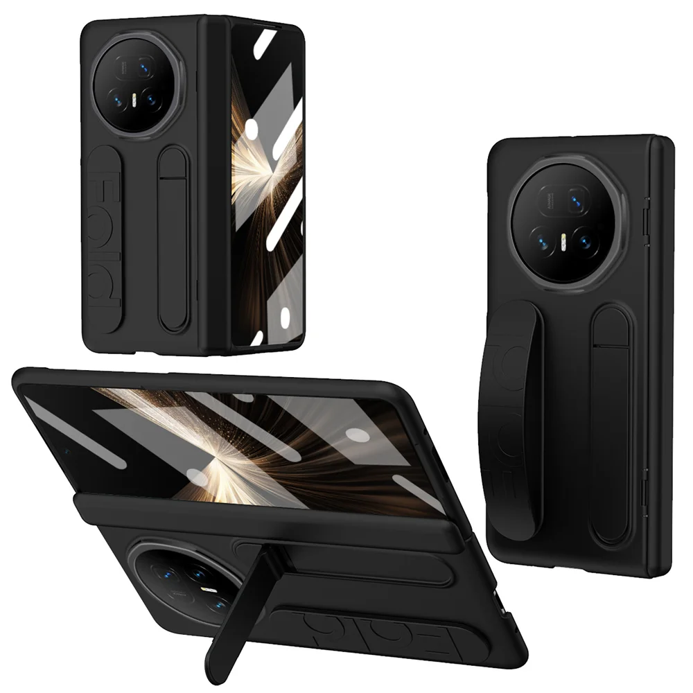 

Wristband Bracket Phone Case For Honor Magic V5 Front Protection Film PC Hard Shell Protection Hinge For Magic V5 Back Cover