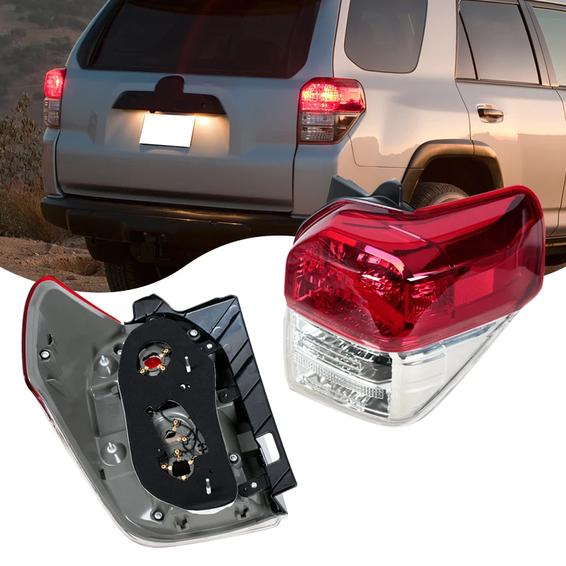 

For Toyota 4Runner 2010 2011 2012 2013 2014 Car Taillight Turn Signal Brake Signal Backup Light Warning Flashing Light No Bulb