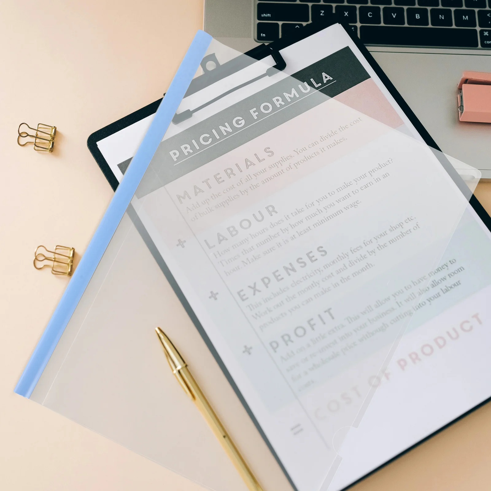 

10Pcs Transparent Sliding Bar File Folder Document Organizer for Office School Clear Report Covers Paper Holder